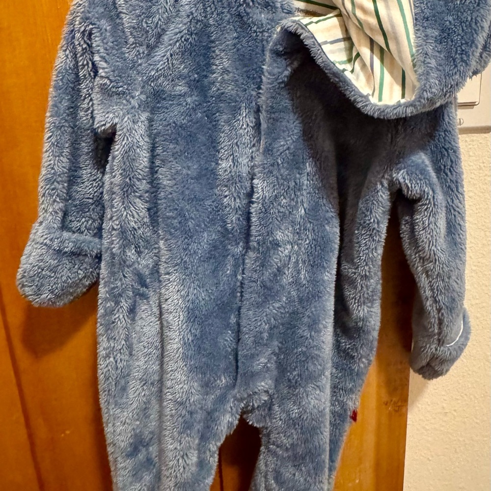 Magnetic Me Cozy Blue Fleece Footie